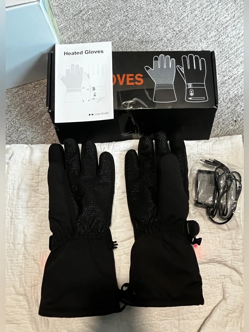 Heated Gloves, 3 Heating Levels Heated Work Gloves With Touchscreen L 1080/bb6-2